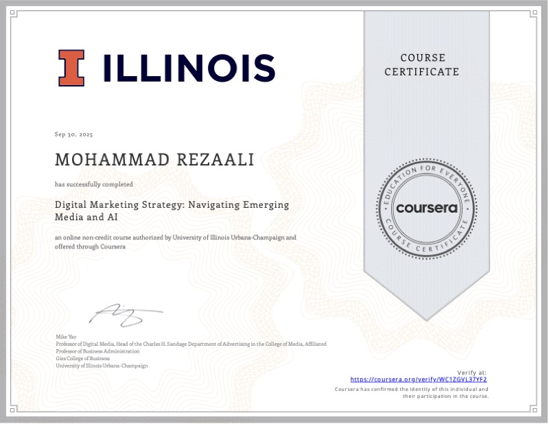 Certificazioni related visual